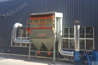 华康环保为河南粮食加工厂提供的HMC脉冲布袋除尘器设备